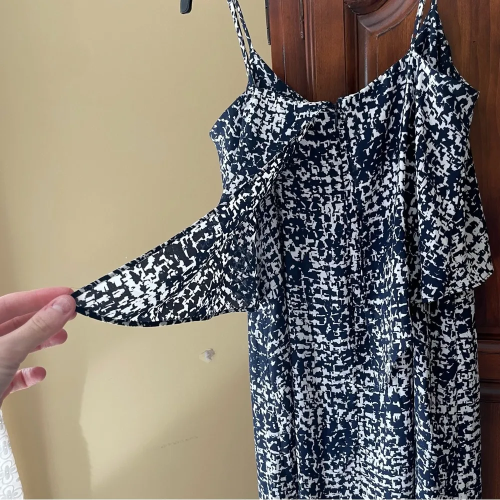 White House Black Market Chic Fold Over Flowy Resortwear Maxi Dress 2P - Image 7