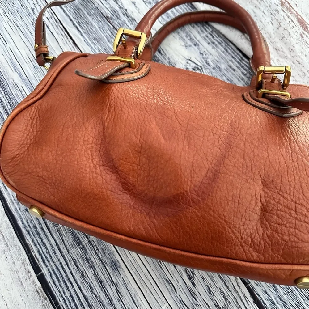 J. Crew Teddie Satchel | Tan Genuine Leather​​ - Image 4