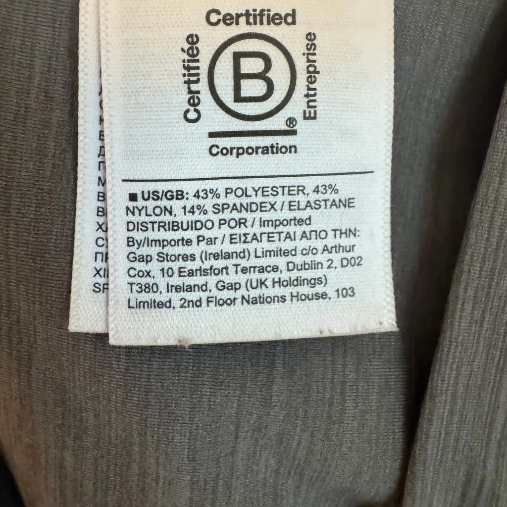 Athleta Ultimate Textured Athletic Top Heather Gray long Sleeve Top - Image 10