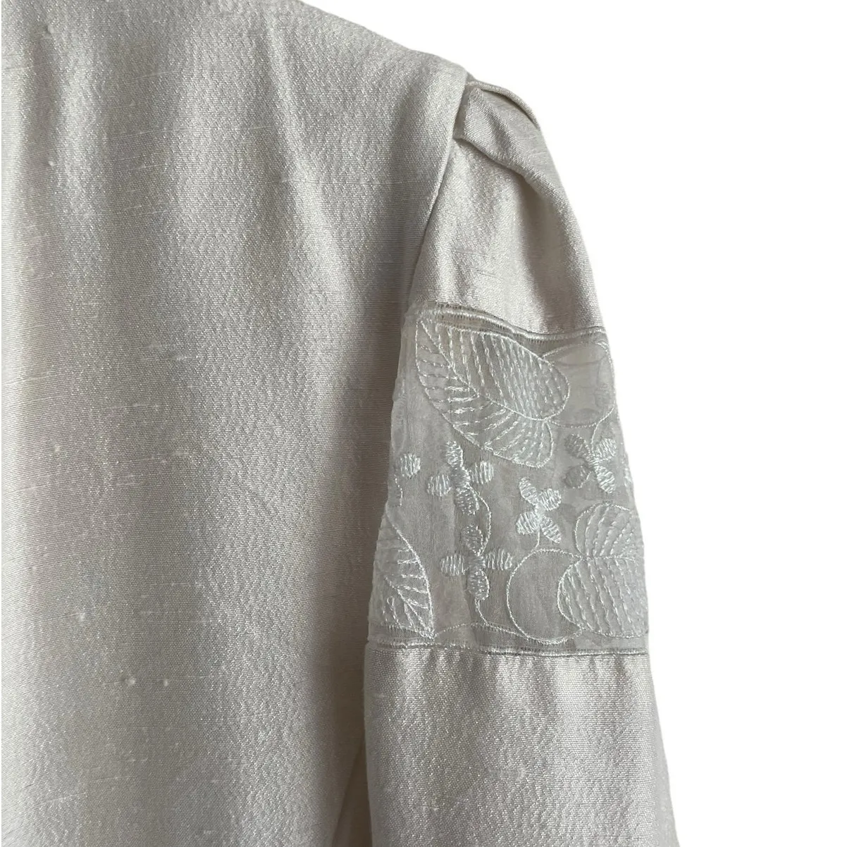 Vintage Jeffrey & Dara Women‎ Jacket 10 Lace Inlet Retro Glam Dainty Romantic - Image 11