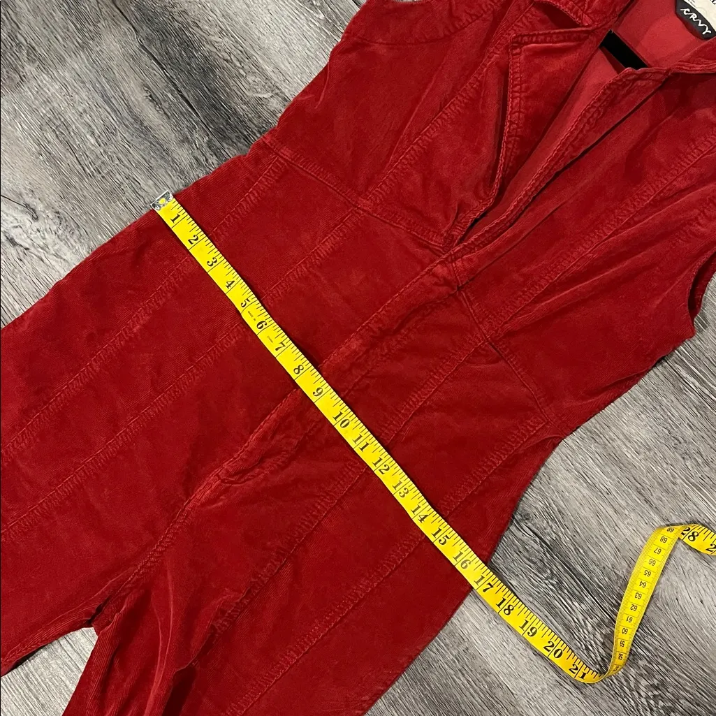 Free People NWOT CRVY Ring The Alarm Corduroy One-Piece - S (short) - Image 16