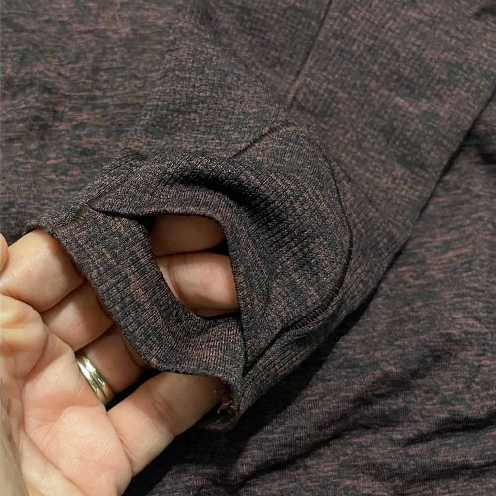 Women’s Lululemon Swiftly Tech Long Sleeve Shirt 2.0 *Race Length Smokey Red 14 - Image 7