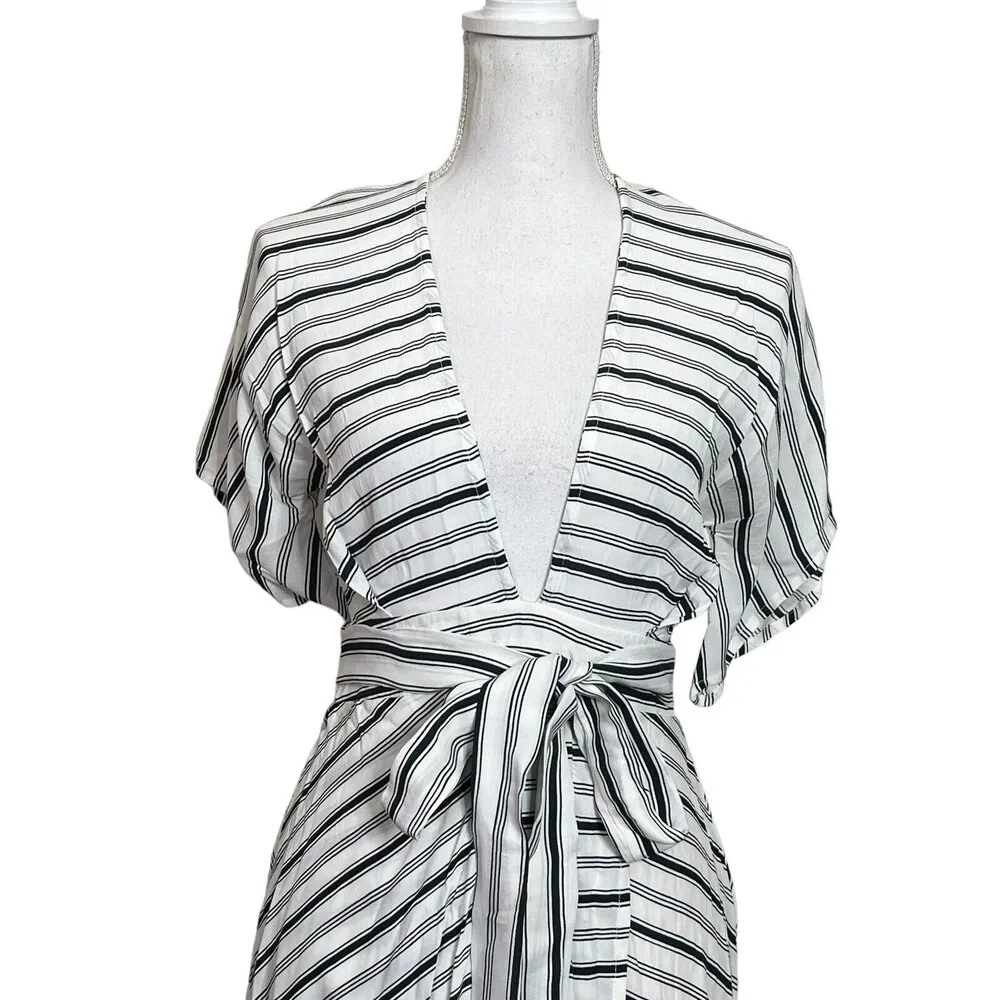 Faithfull the Brand Revolve Cova Mini Dress Amsterdam Stripe Womens Size 2 - Image 3