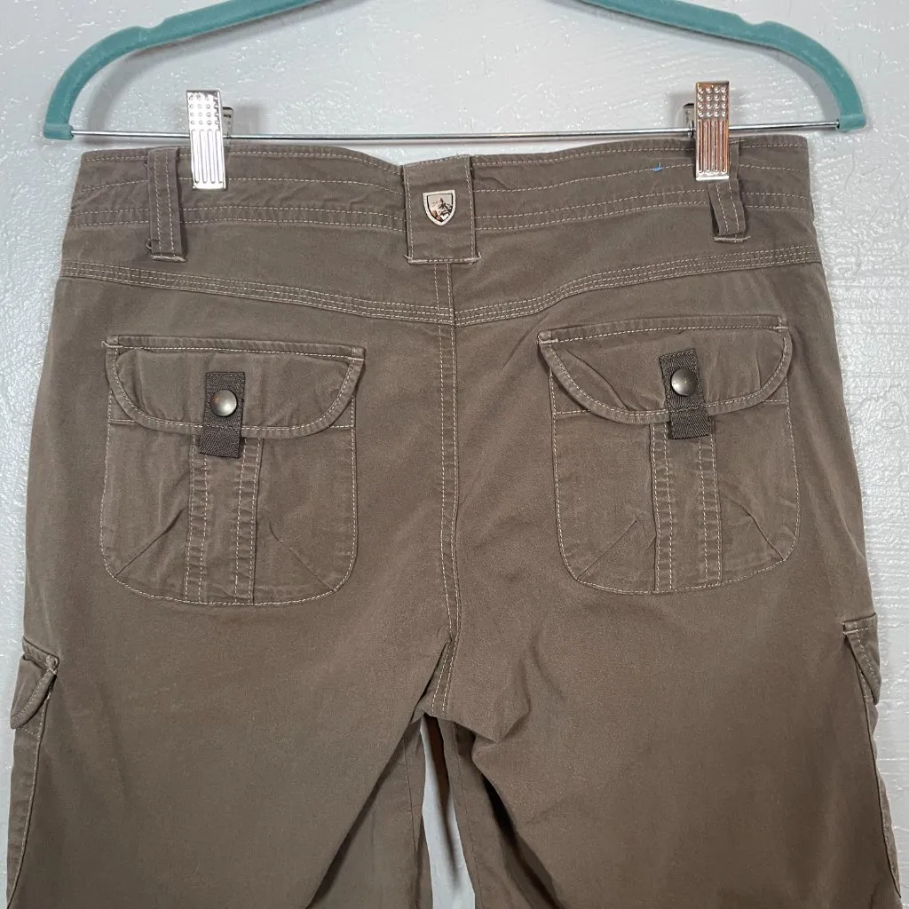 Kuhl Women 6 Brown Splash 11" Shorts Pockets Quick Dry Lightweight Gorp Granola - Image 6