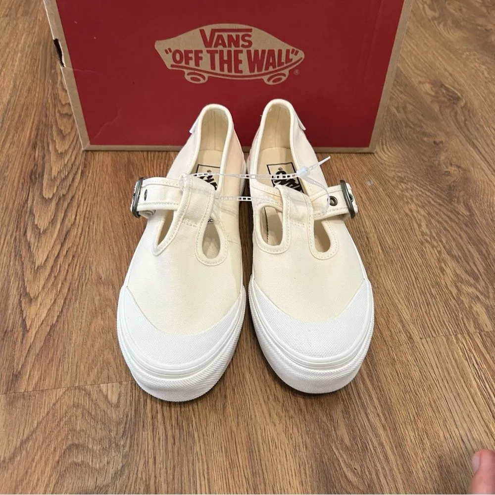 VANS Mary Jane beige cream shoes sneakers women’s 7.5 new - Image 2