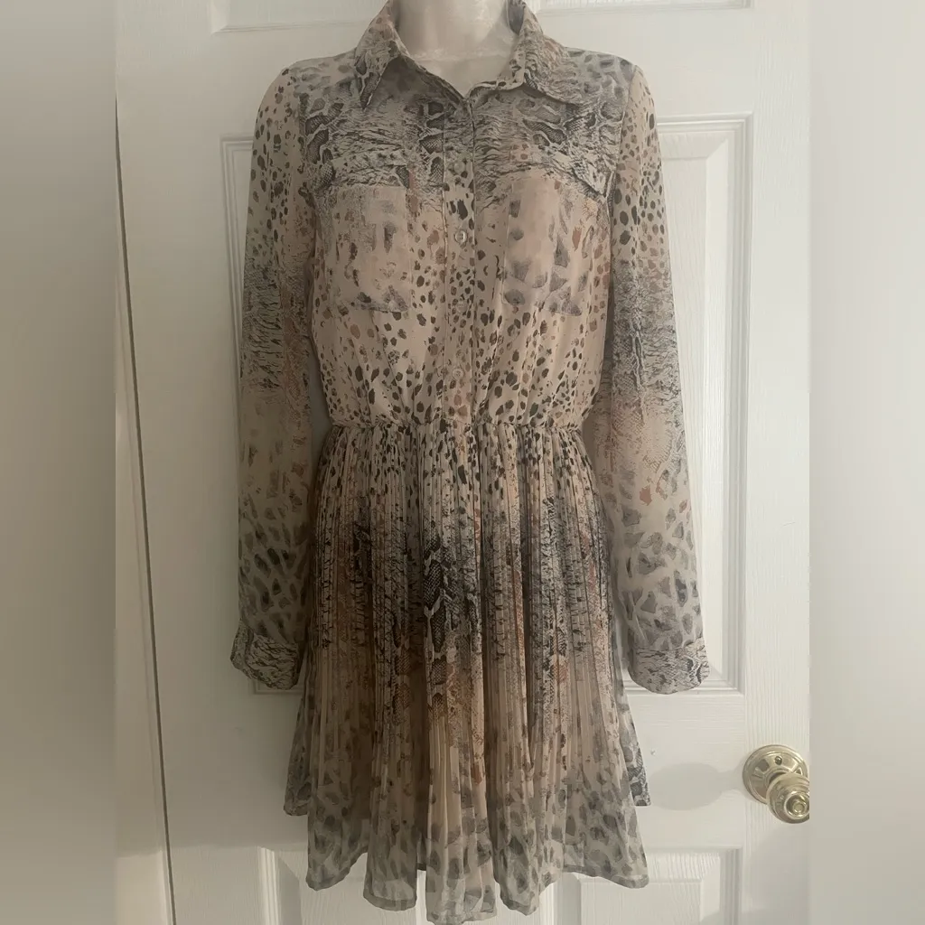 Moon Collection Snakeskin Dress‎ Size Small - Image 2