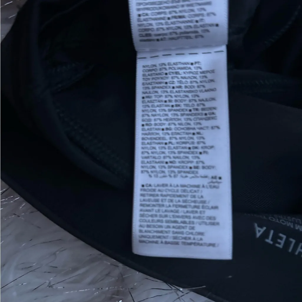 New Athleta Delancey Gleam Moto Tights  Leggings Size XS - Image 11