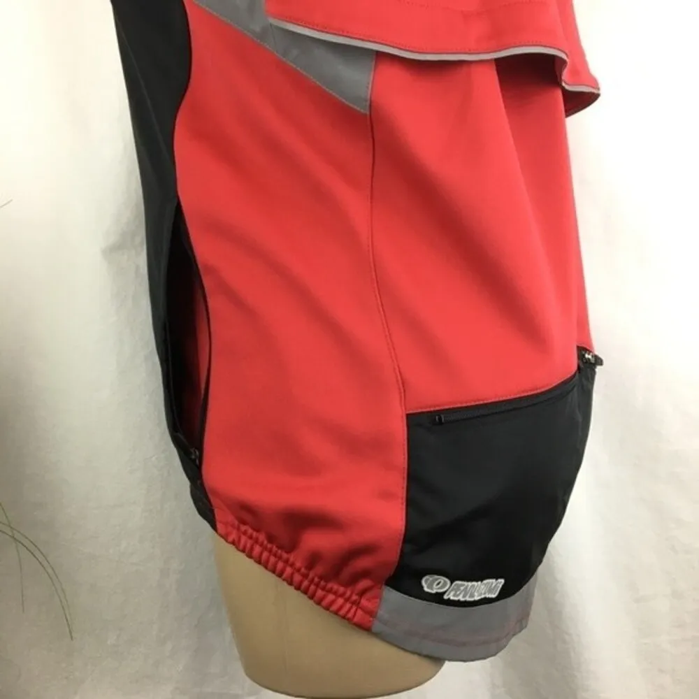 Pearl Izumi Colorblock Red & Black Sleeveless Zip Bicycle Cycle Vest S - Image 5