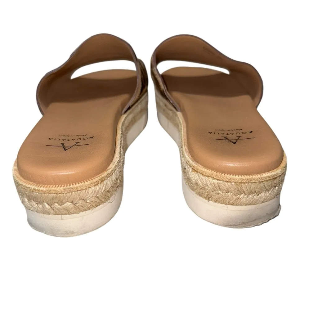 Aquatalia Shayna Espadrille Platform Slide Sandal – Size 8 - Image 5