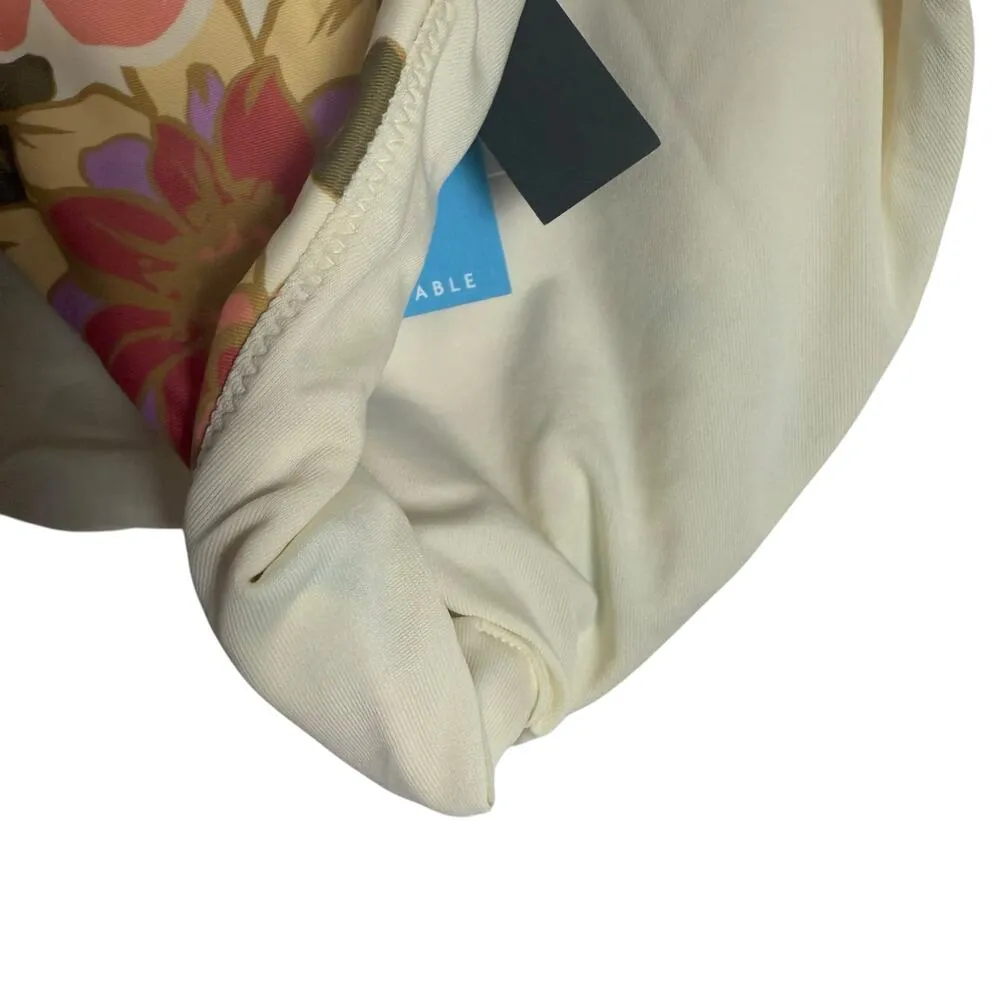 O’Neill Dalia Floral Cut Out Hipster Bikini Swimsuit Bottoms Size XL - Image 6