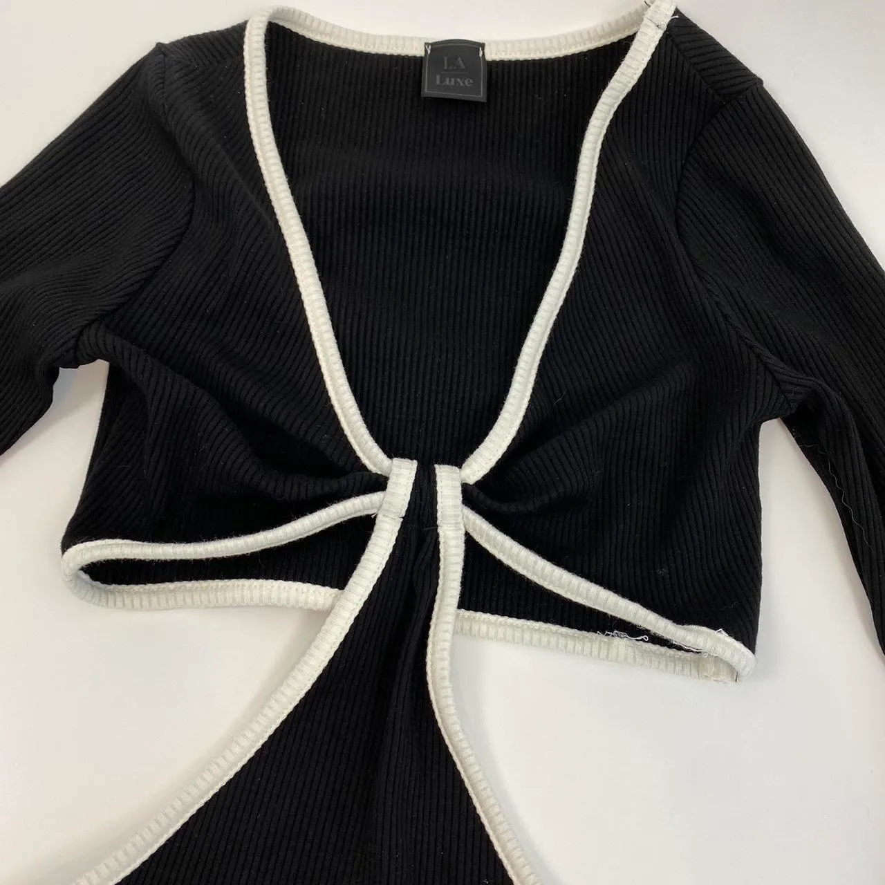 La Luxe Cutout Jumpsuit Black - Image 4