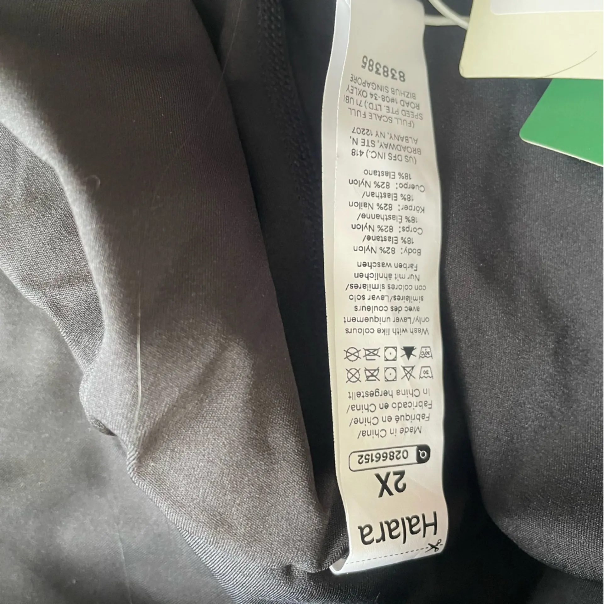 HALARA Softlyzero Airy Shorts in Black Size 2X - Image 4