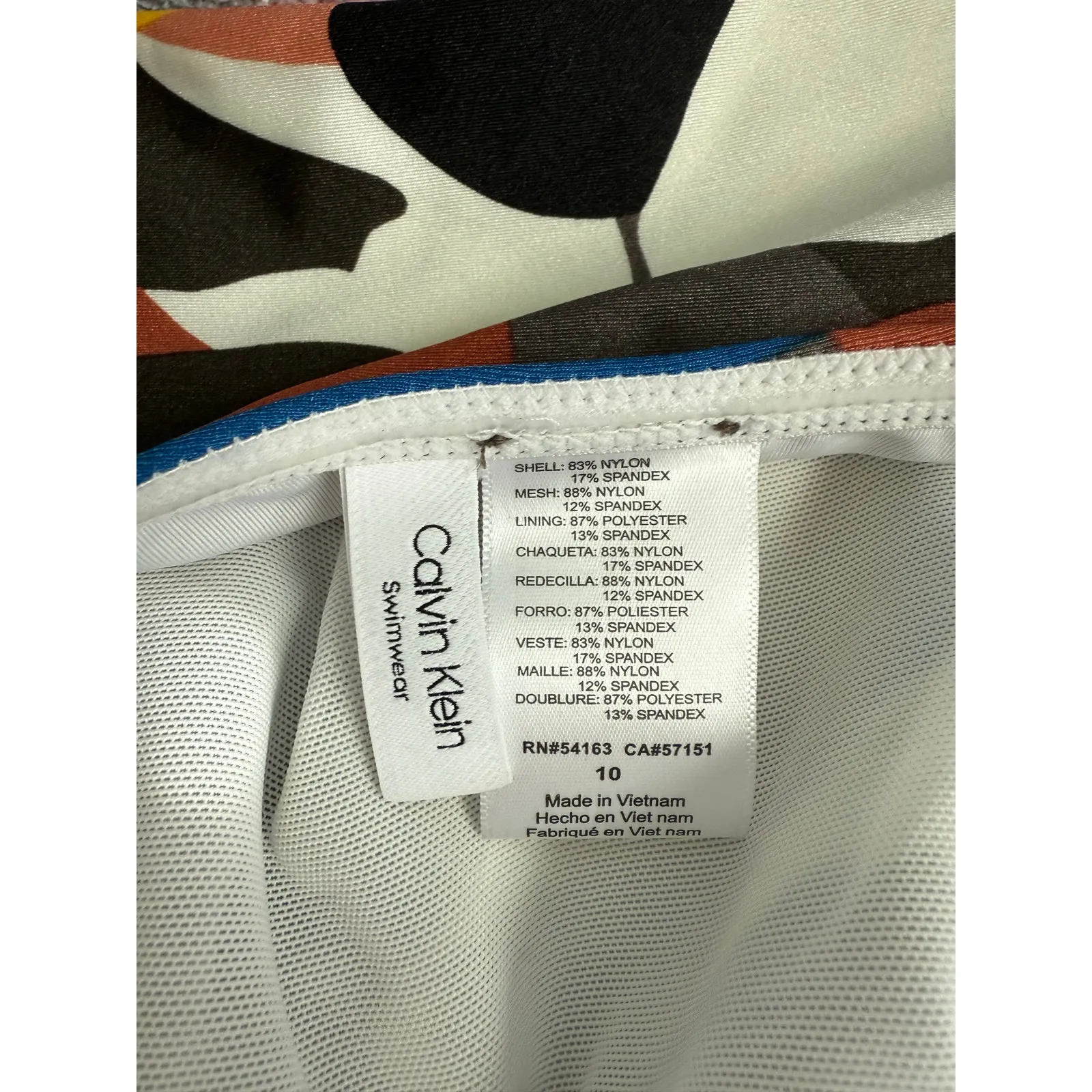 Calvin Klein NWT  bandeau strapless one piece swimsuit - Image 2