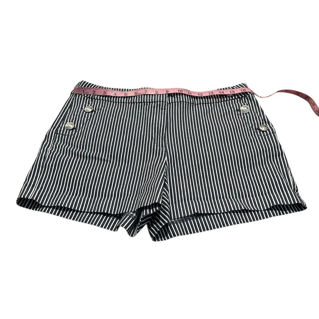 LOFT blue and white striped riviera short - Image 2