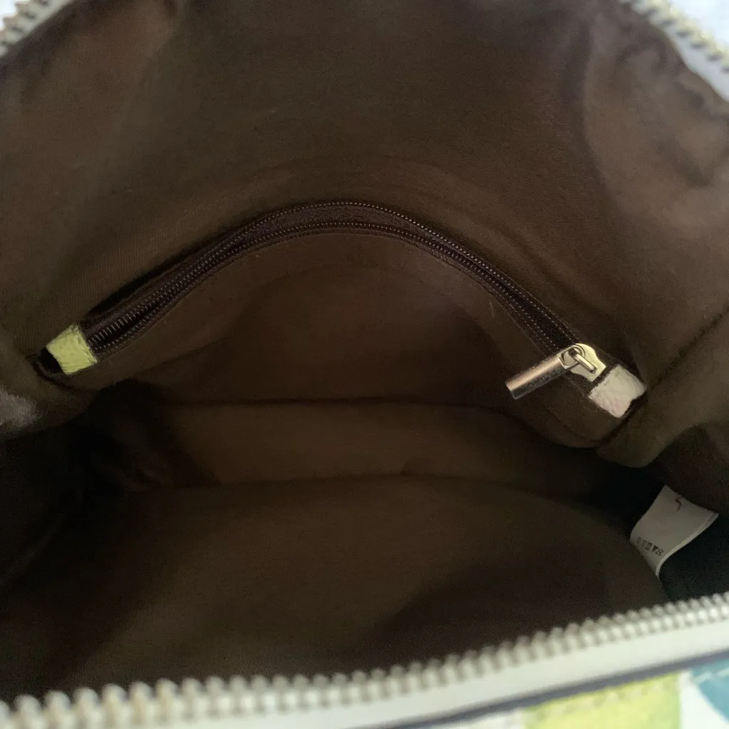 Vibrant Citrus Pattern Women's Faux Leather Backpack from Parfois (Euro brand) Orange - Image 8