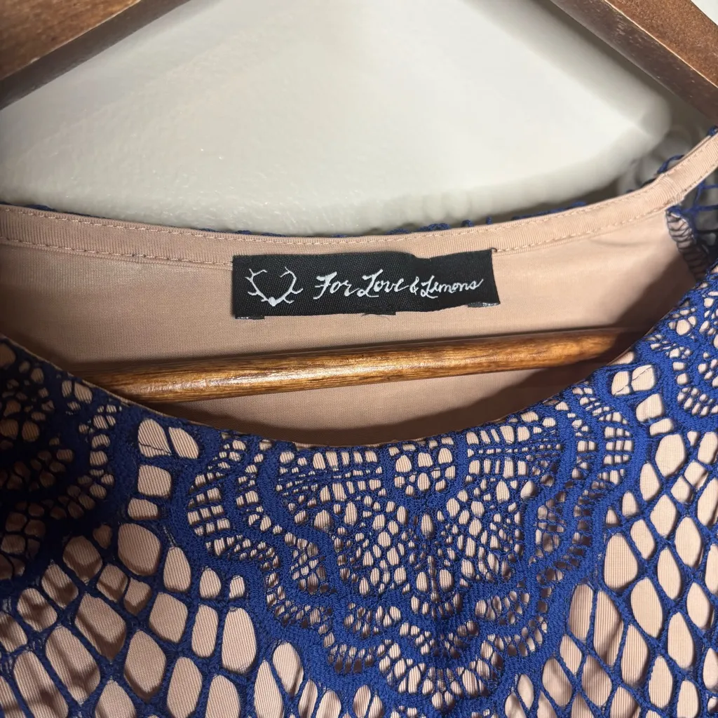 For Love & Lemons Grace Lace Crop Top & Mini Skirt 2 Piece Set - Image 6