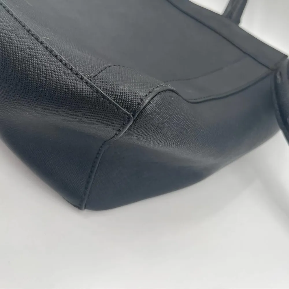 REBECCA MINKOFF Purse Monroe Tote Shoulder Bag Satchel Leather Gold Hardware - Image 13