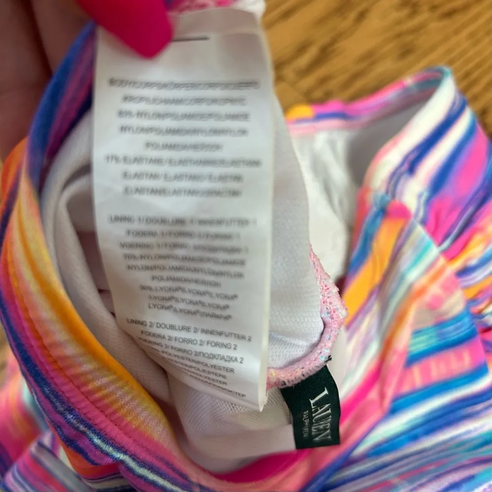 Ralph Lauren Muticolored Striped One Piece Size 8 - Image 5