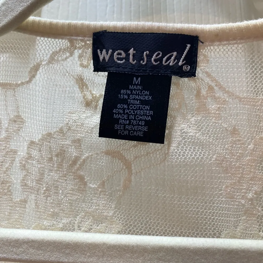 Wet Seal | Lace Cardigan, Size M - Image 2