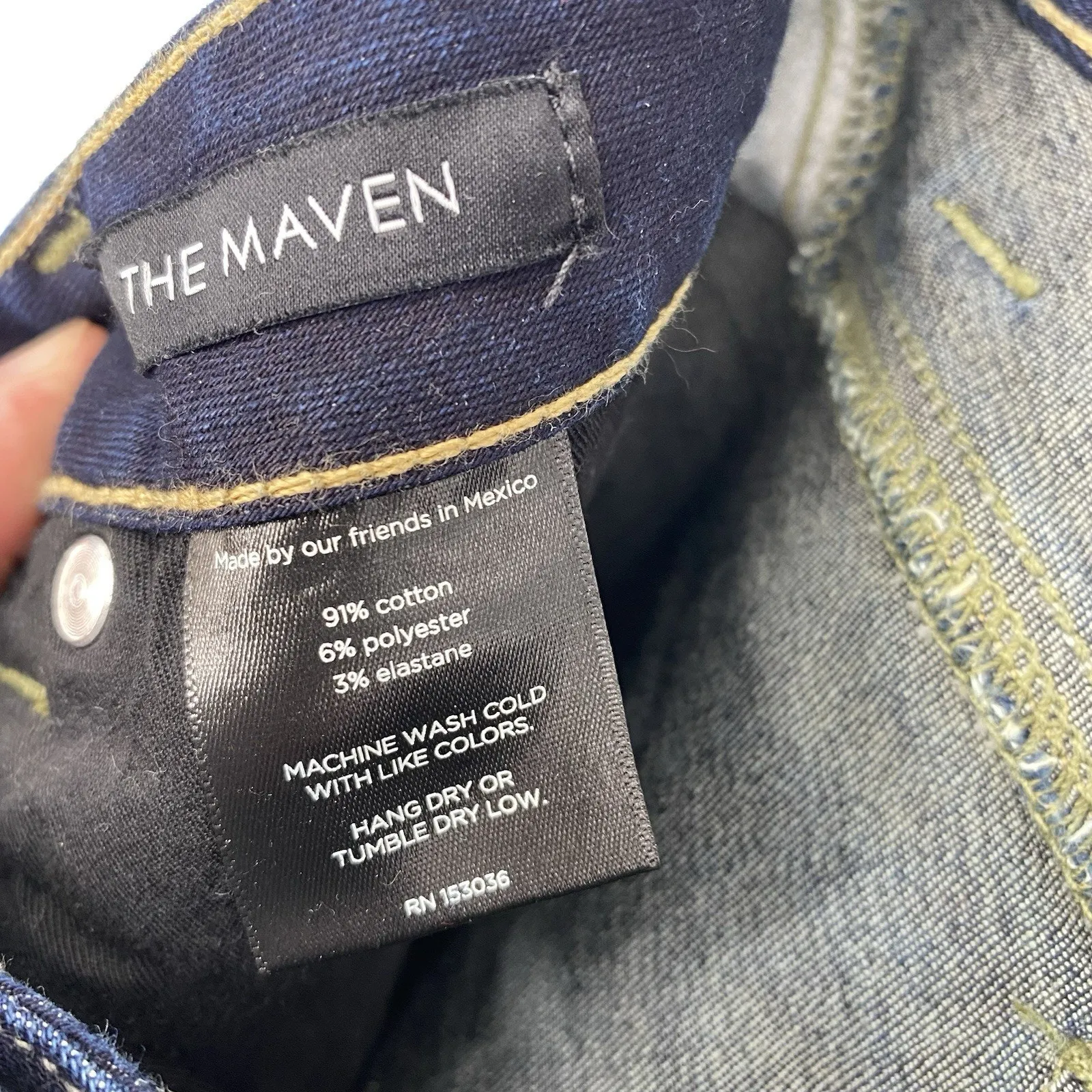 Moxie And Moss Workwear The Maven Carpenter Double Knee Blue Jean Size 34 x 28 - Image 13