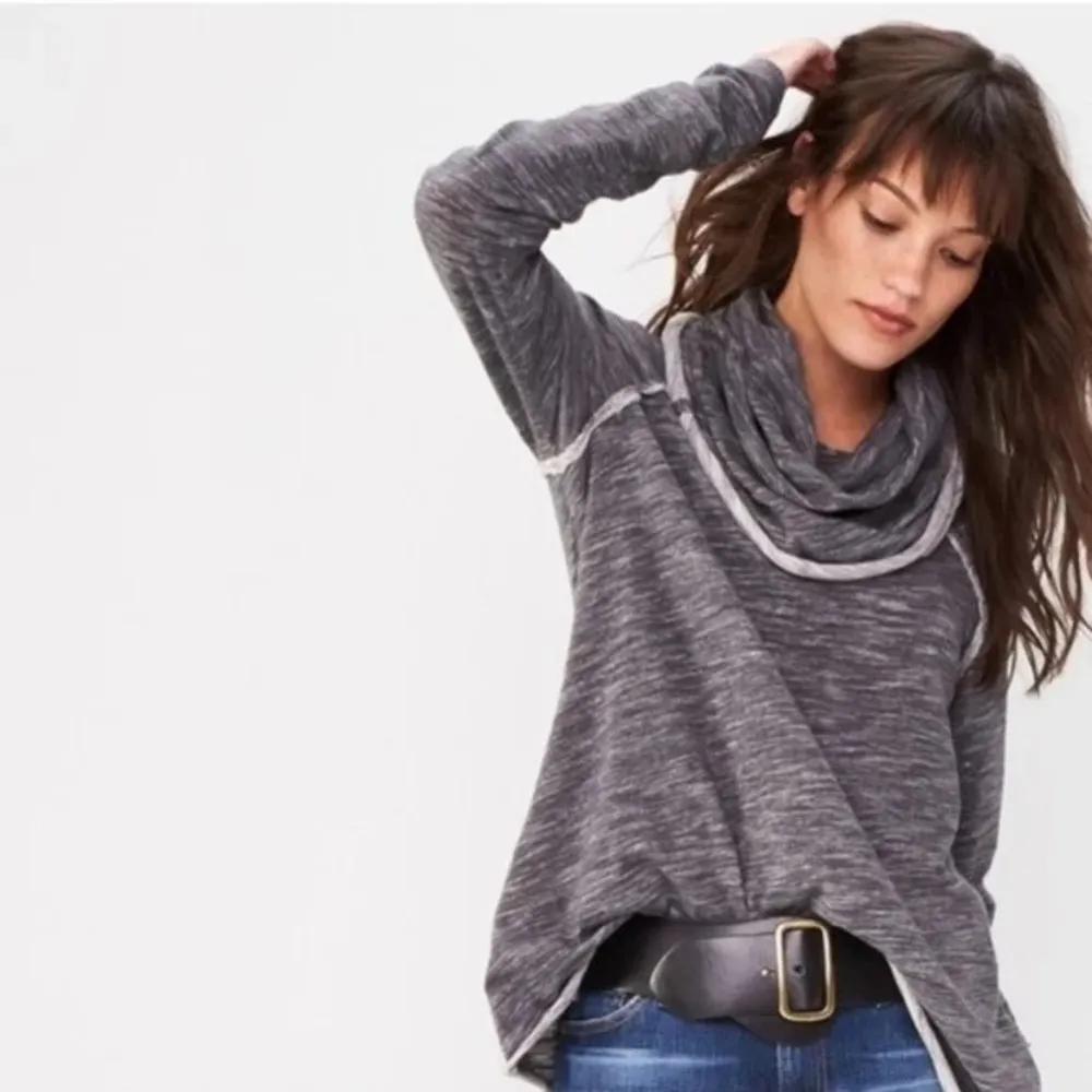 Free People Beach Cocoon Cowl‎ Pullover One Size - Image 2