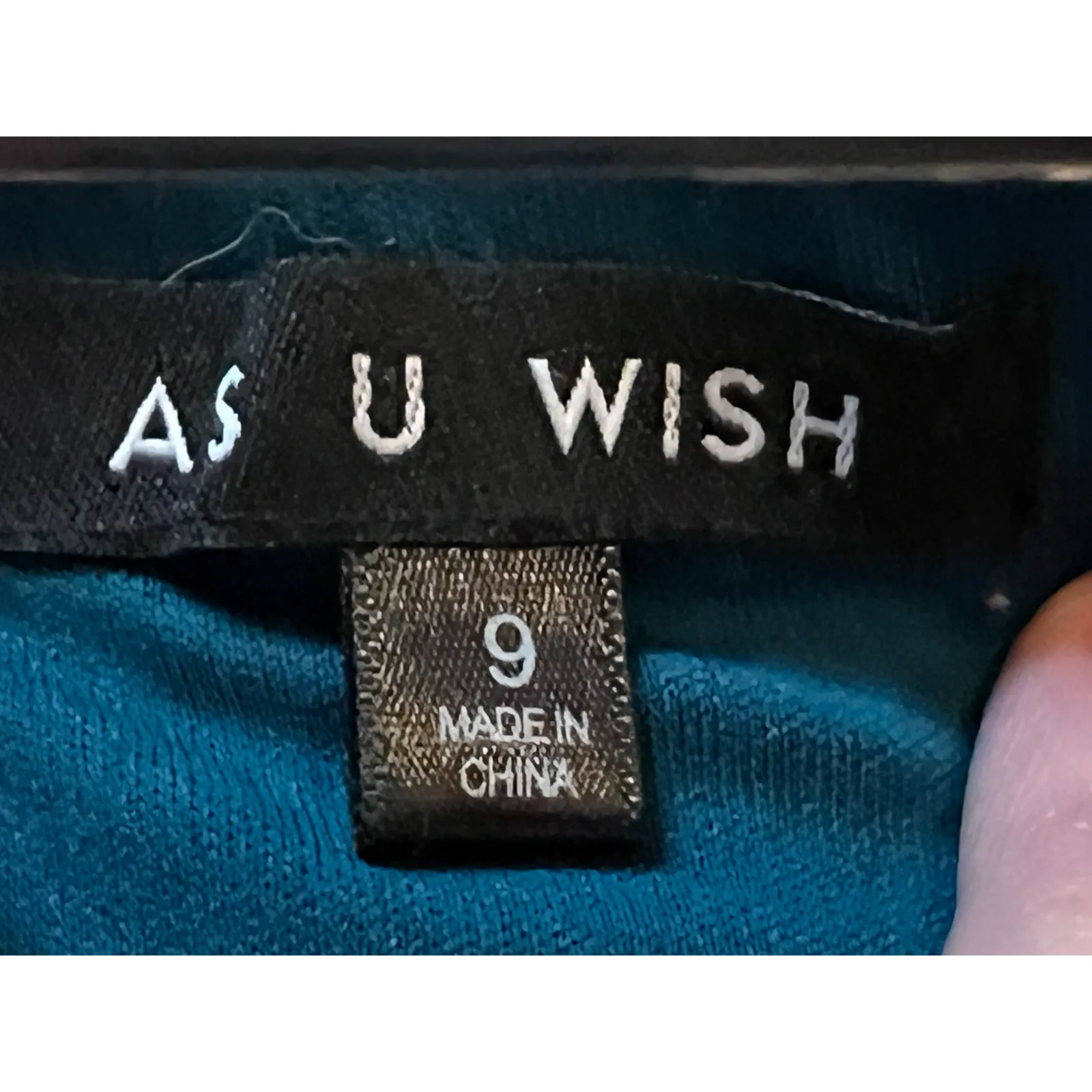 Vintage AS U WISH Womens Dress Size 9 Strapless Sequins Sheer Lined Y2K 90s - Image 2