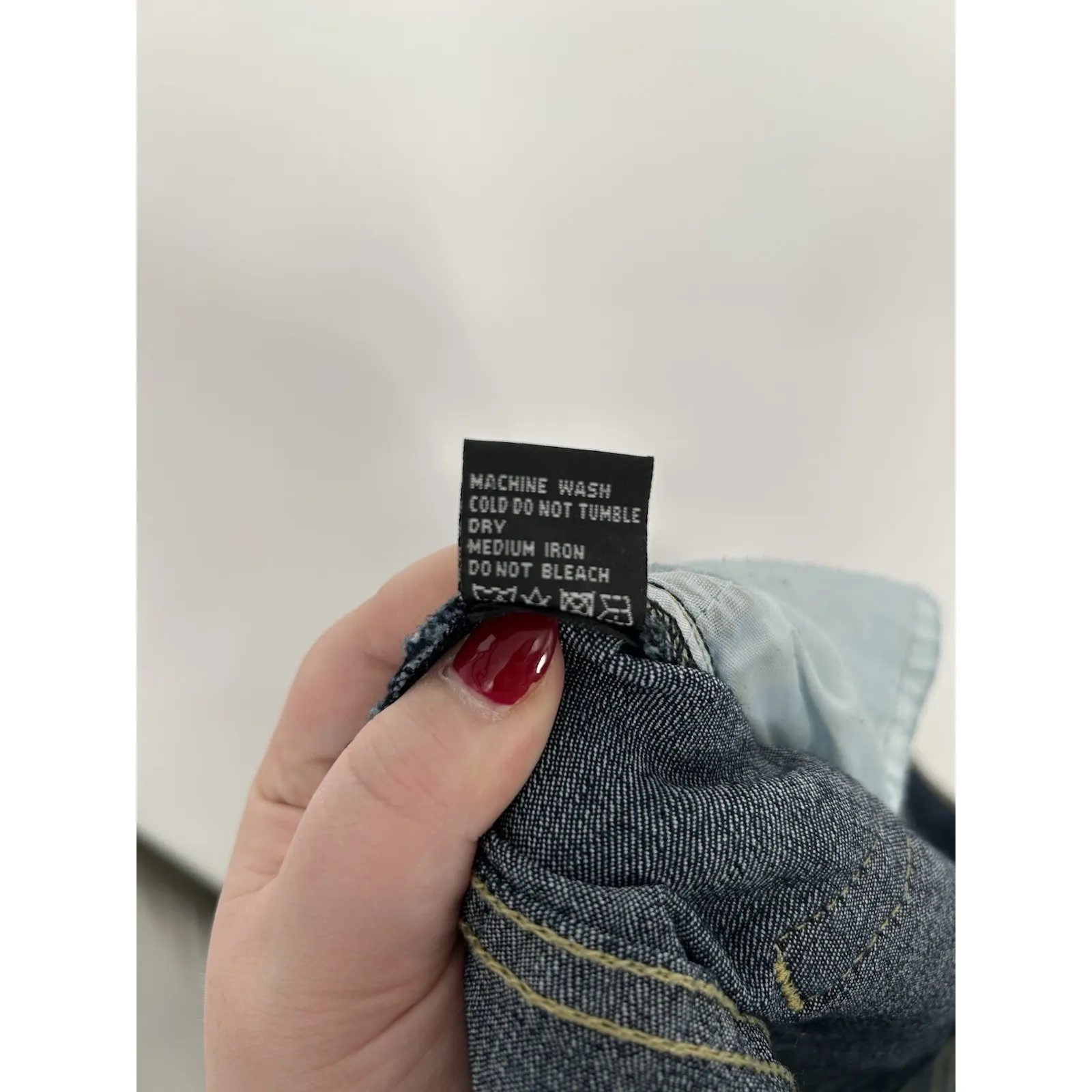 Ed Hardy Straight Leg Embroidered Tattoo You Jeans Y2K Womens Size 13/14 34 x 30 - Image 12