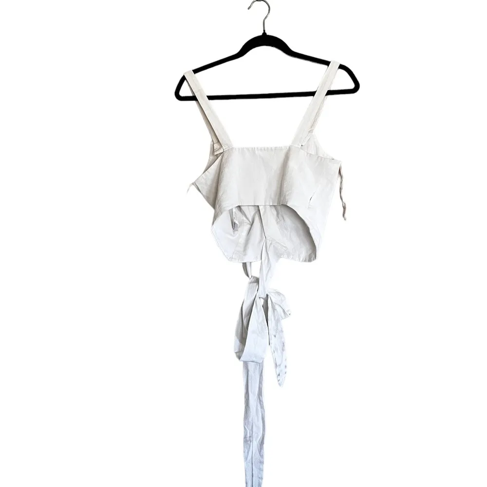 NWOT Free People A Little Tied Up Camisole Top Blouse Cotton Vest - Image 4