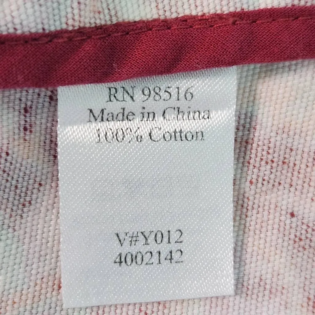 Coldwater Creek Colorful Paisley Print Cotton Jacket Size 14 Colorful Jacket - Image 7