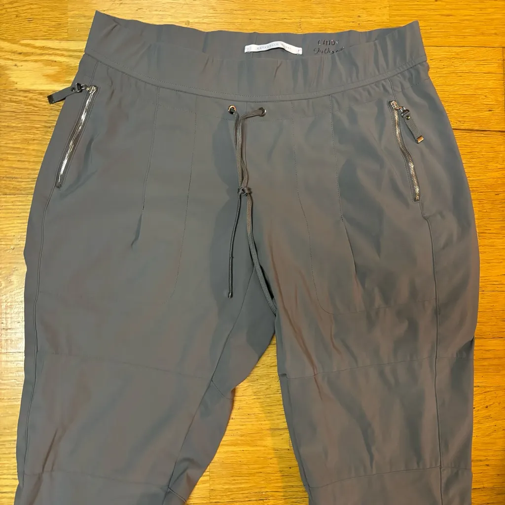 Raffaello Rossi Candy Gorpcore Preppy Outdoor Career Drawstring Waist Pants L Gray Size L - Image 3