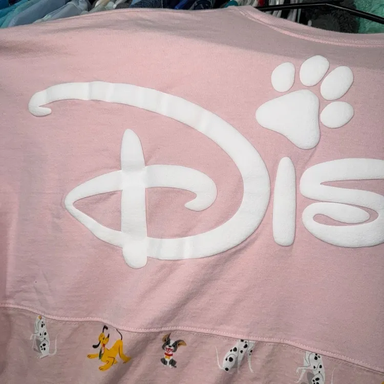 RARE Disney parks dogs pink spirit jersey XL - Image 2