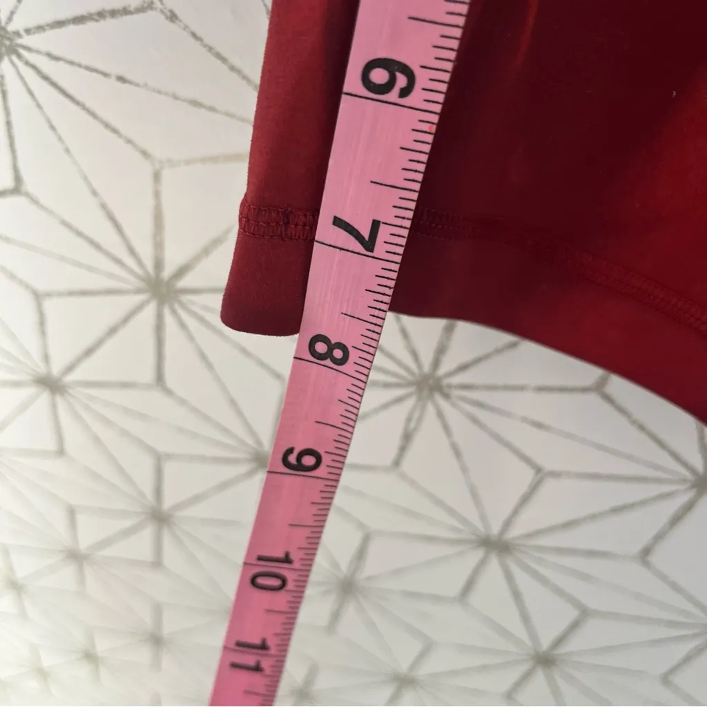 Lululemon Wunder Train High-Rise Short 8"
Sun Bleached Wash Red Merlot - Image 10