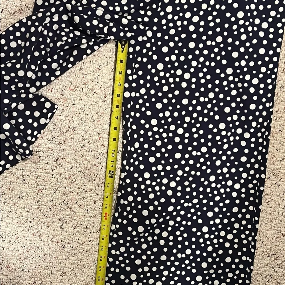 Karl Lagerfeld Paris jumpsuit woman’s 16 , black sleeveless polka-dot crop pant - Image 12