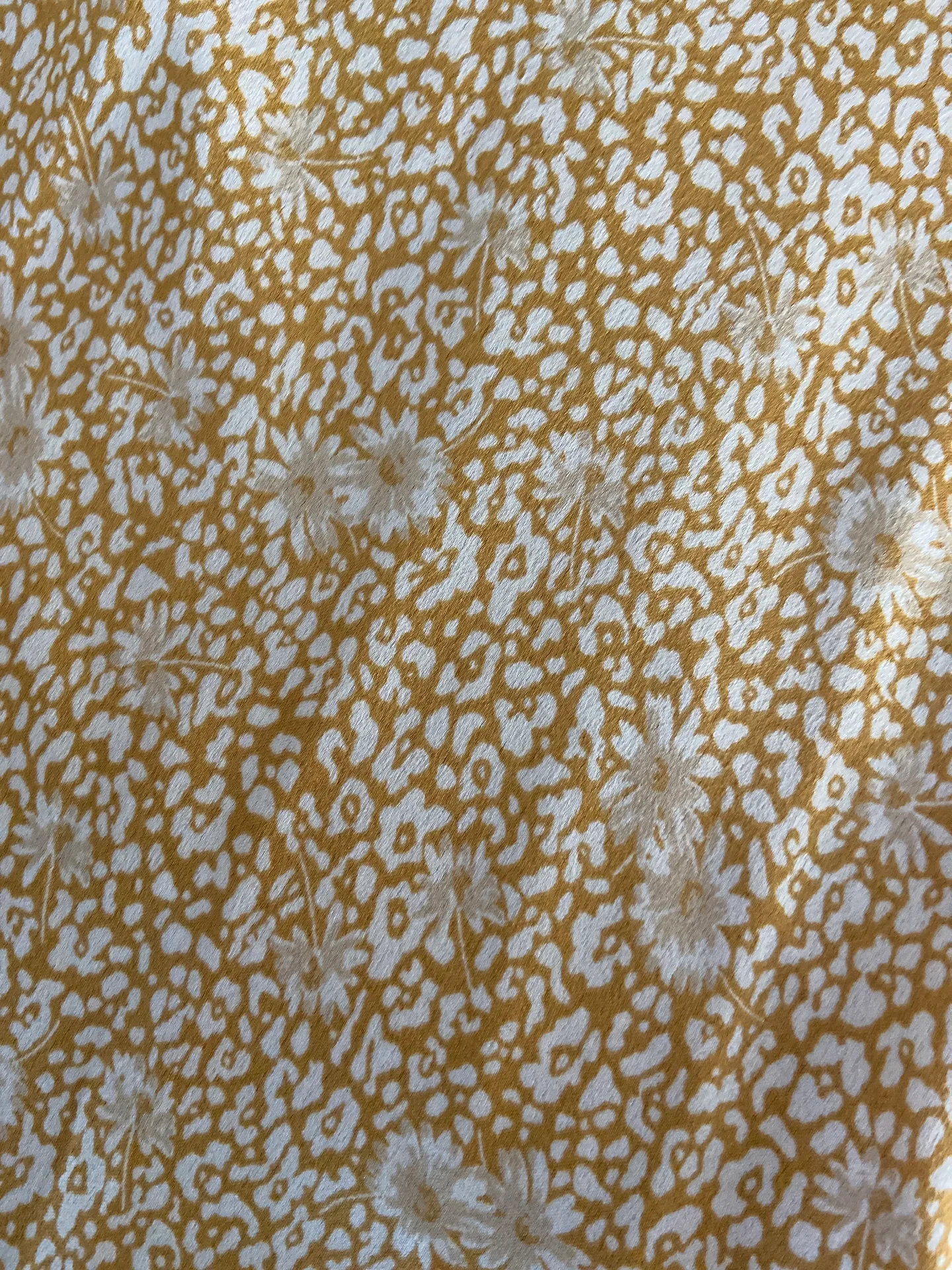 Audrey Gold Silk Skirt - Image 3