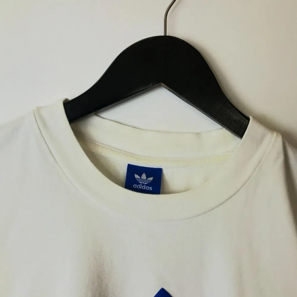 Adidas Originals Spellout Trefoil Logo T Shirt Graphic Tee Cotton Short Sleeve - Image 14