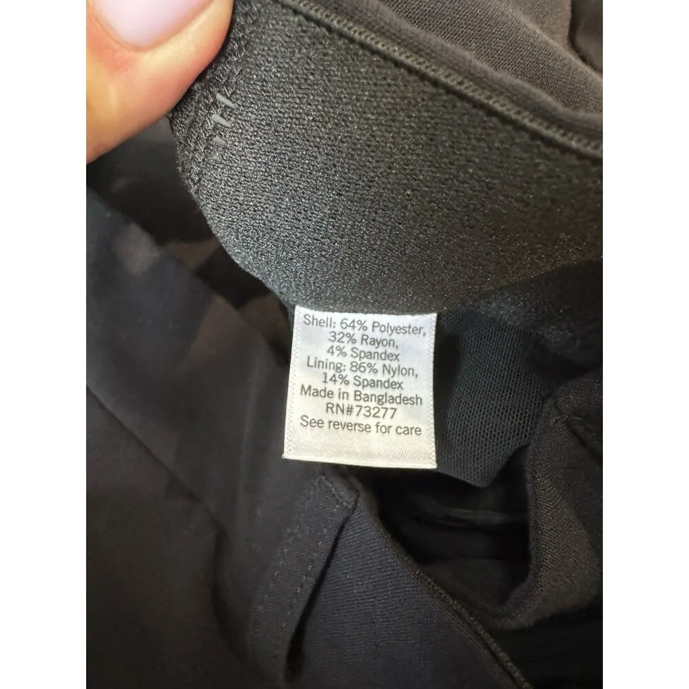 Nine West Women’s Black Dress Pants Size 18 Bootcut Mid Rise Straight Hip Thigh - Image 8