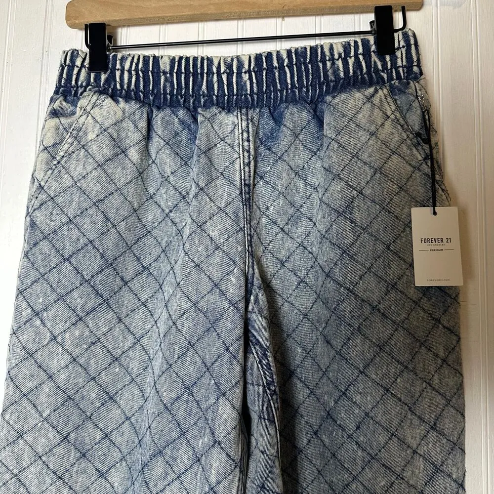 Forever 21 Denim Joggers NEW - Image 2