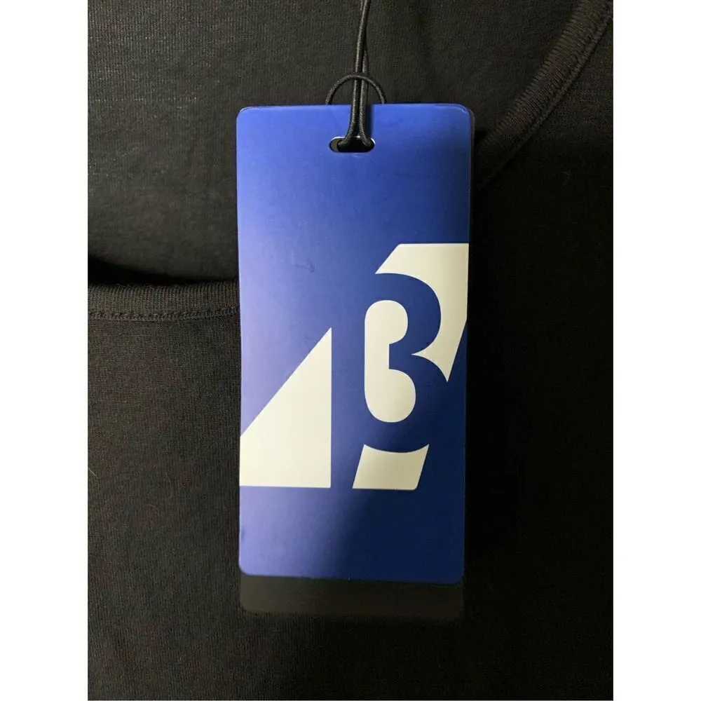 Betabrand Sweatshirt Travel Dress Silk Blend Stretch Black W0935-BK Size Large - Image 5