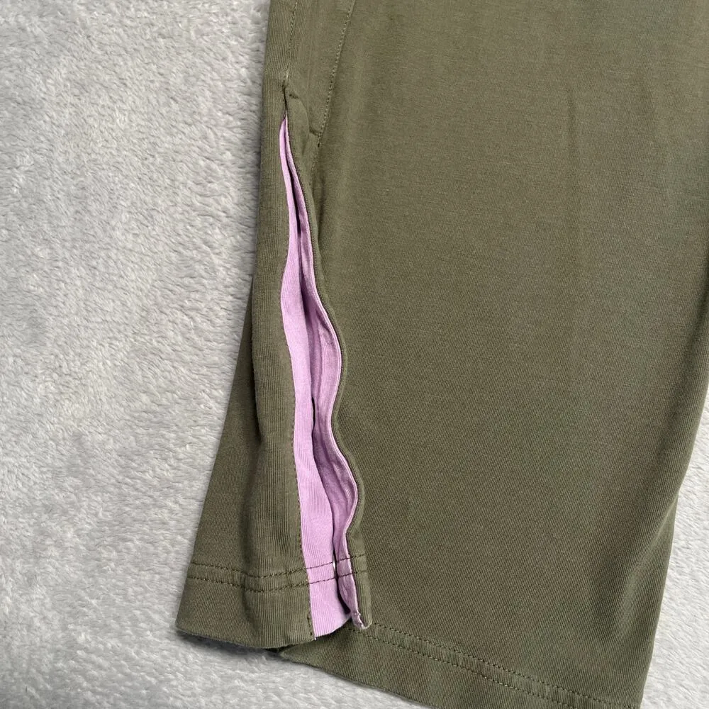 Pact Track Suit Large Green Orchid Sweatshirt Pants Organic Casual Activewear - Image 14