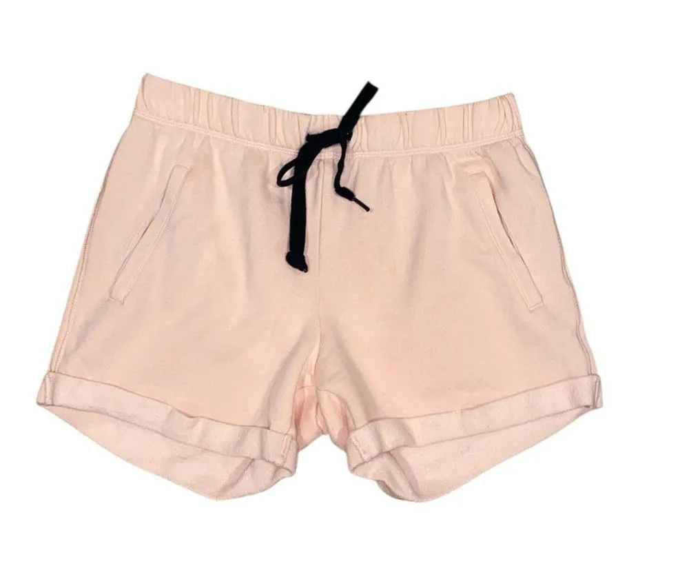 vs pink baby pink with black graphic lounge shorts - Image 3