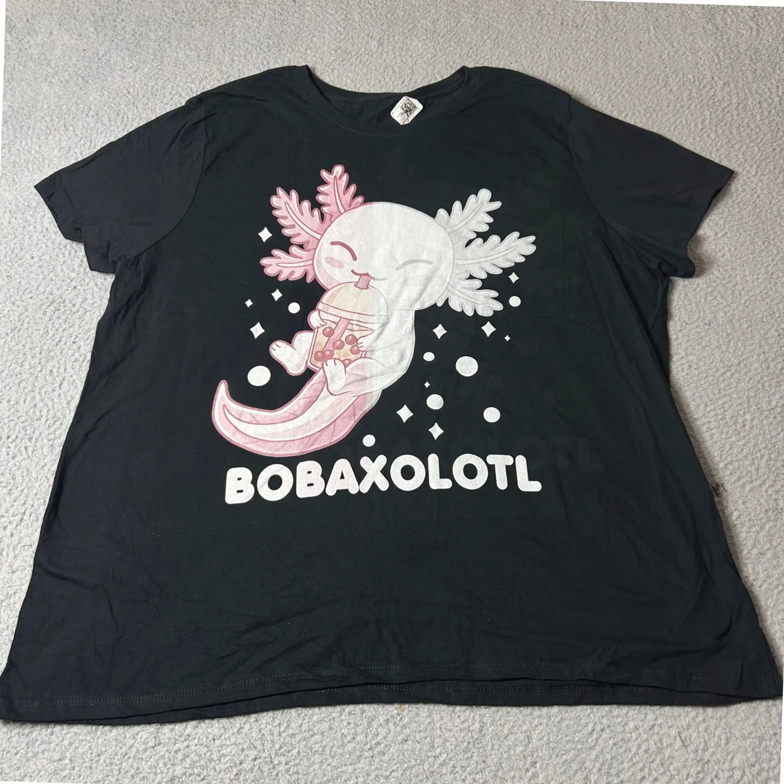 NEW Axolotl Boba Tea Graphic‎ T - Image 2