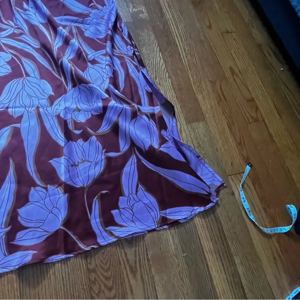 House of Harlow 1960 floral midi dress size large new Brown - Image 3