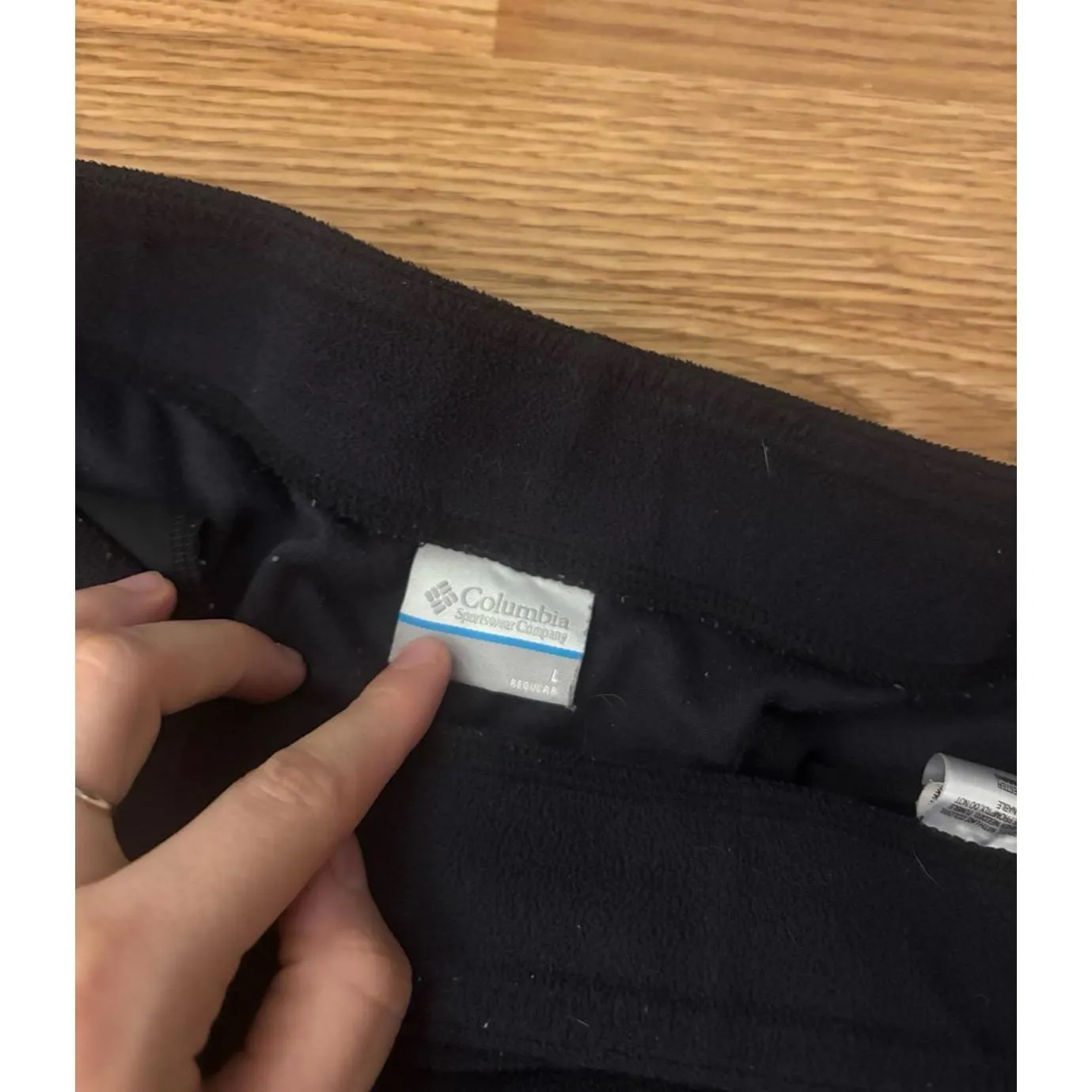 Columbia Fleece Flare Leggings Size Large - Image 4