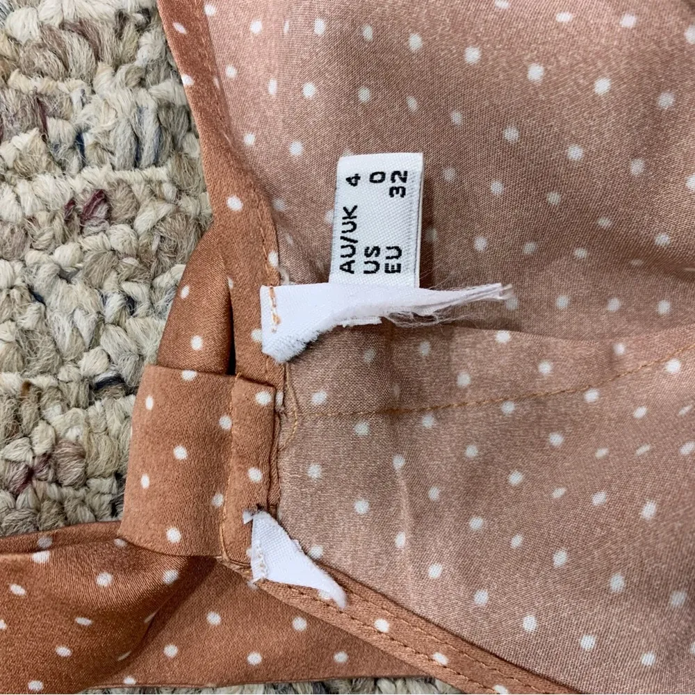 Princess Polly Polka Dot Open Back Top - Size 0 - Image 6