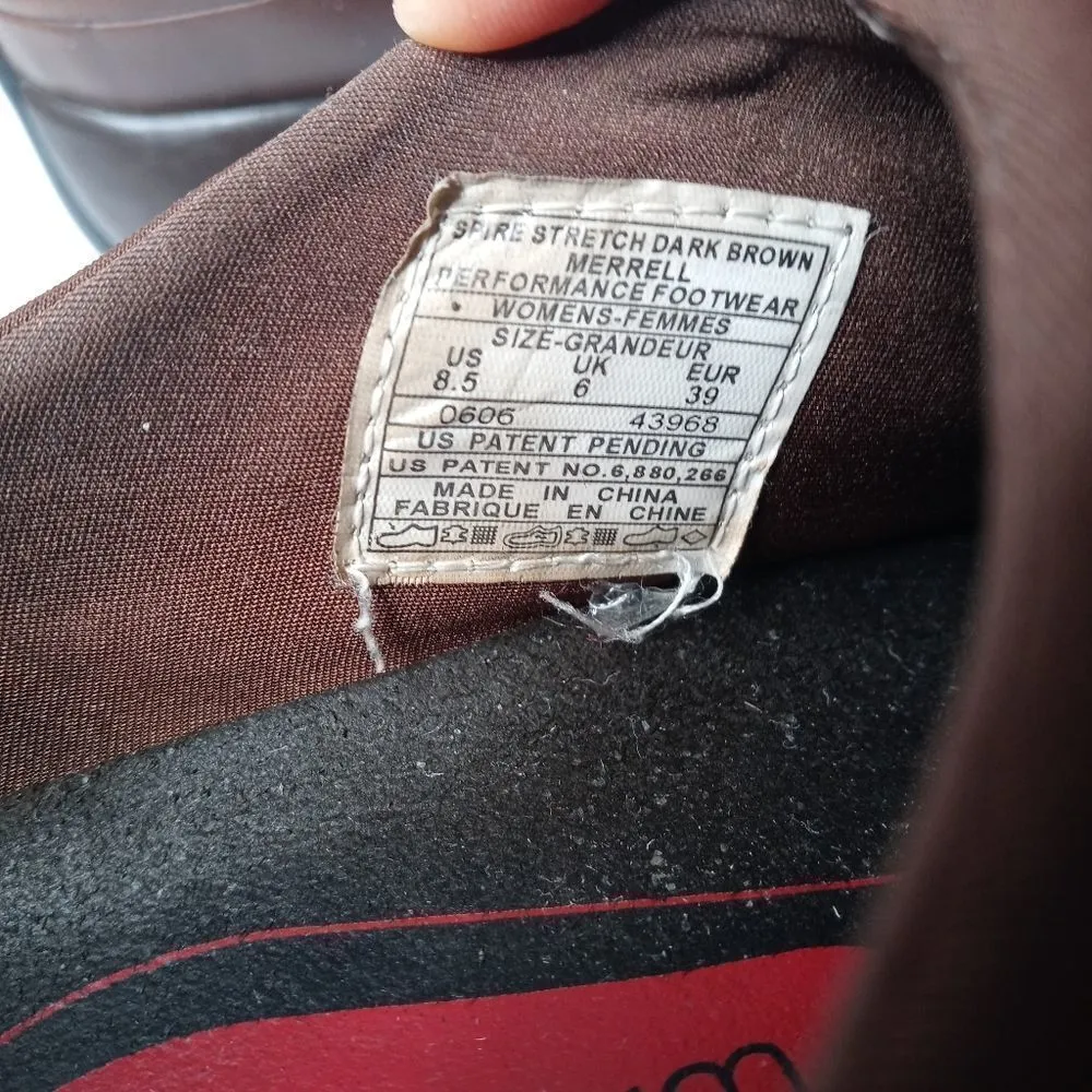Merrell Spire Stretch Dark brown Shoes Size 8.5 - Image 7
