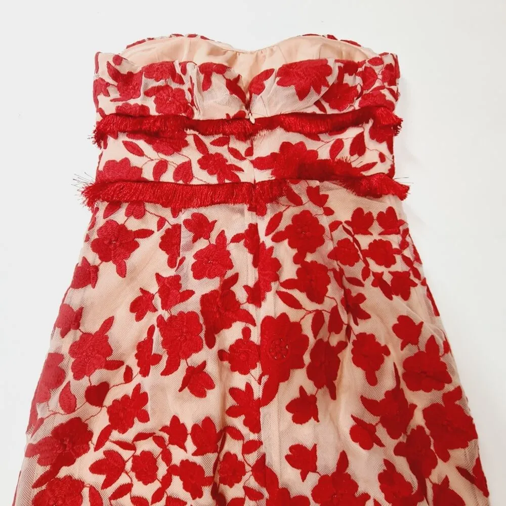 Lovers and Friends Sol Midi Dress in Red XXS - Image 9