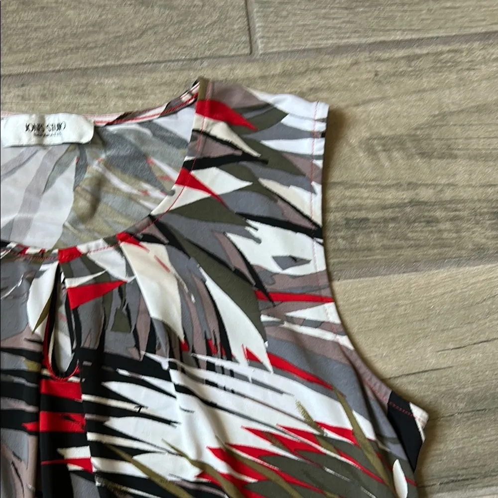 Jones Studio Graphic Black and White Blouse - Image 4