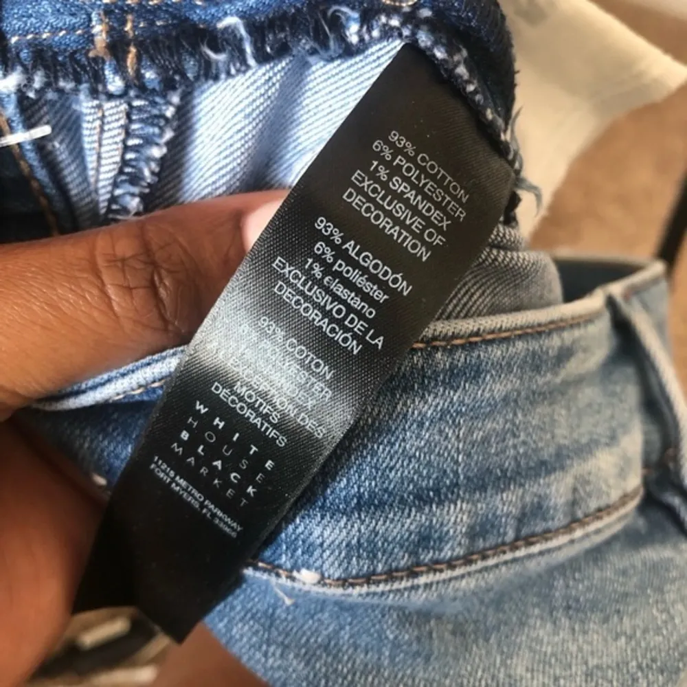 WHBM The Skimmer Jean w/ Leather Trim - Image 8