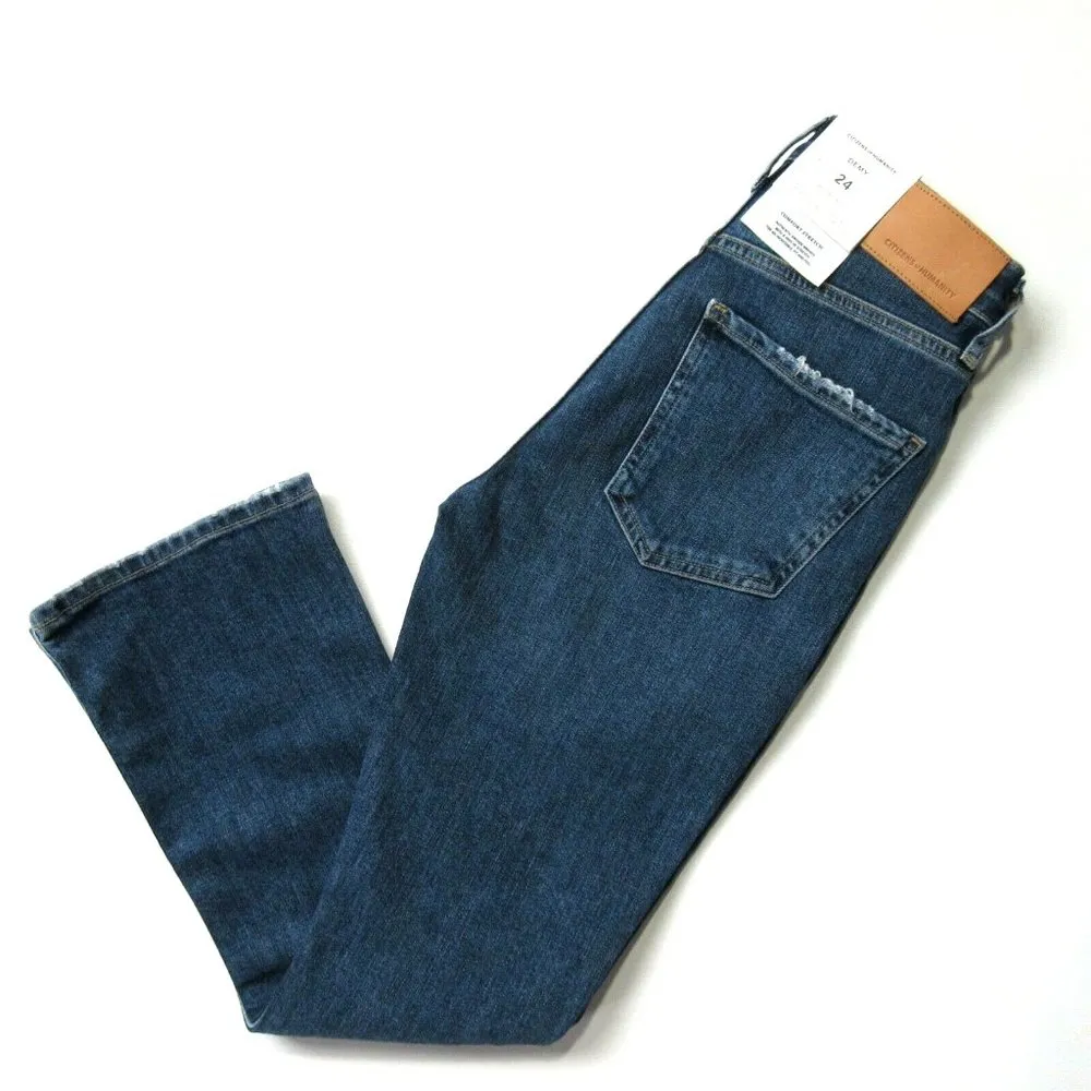NWT Citizens of Humanity Demy in Distressed Tempo Cropped Flare Stretch Jeans 24 - Image 6