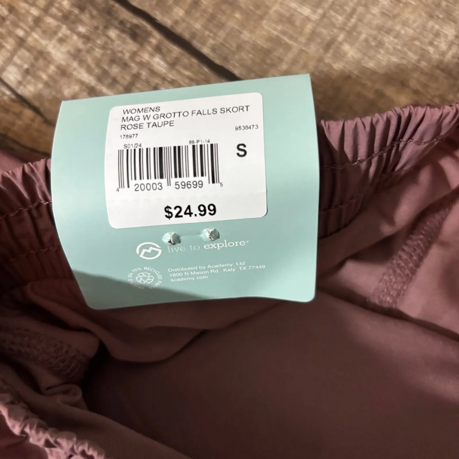 Magellan Outdoors Womens Classic Fit Rose Taupe Skort Sz S Water Repellent - Image 4